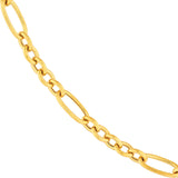 14K Gold Oval Link 5+1 Chain Necklace