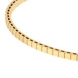 14K Gold Flexible Square Bangle