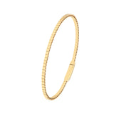 14K Gold Flexible Square Bangle