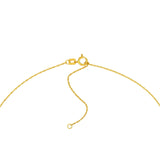 14K Gold Small Bead Pendant Necklace