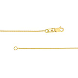 14K Gold Alternating Bead Chain Necklace