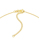 14K Gold Graduated Bead Drape Necklace