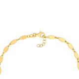 14K Gold Graduated Oval Link Chain Bracelet