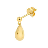 14K Gold Tear Drop Dangle Earrings