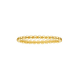14K Gold Bead Stackable Ring
