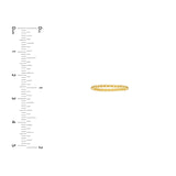 14K Gold Bead Stackable Ring