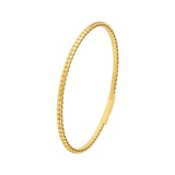 14K Gold Rounded Flexible Bangle
