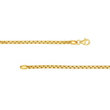 14K Gold Diamond Bead Pendant Necklace