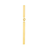 14K Gold Two Bar Stud Earrings