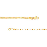 14K Gold Cutout Heart Two Initial Disk Pendant Necklace