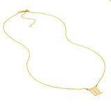 14K Gold Angelical 111 Pendant