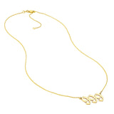 14K Gold Angelical 999 Pendant