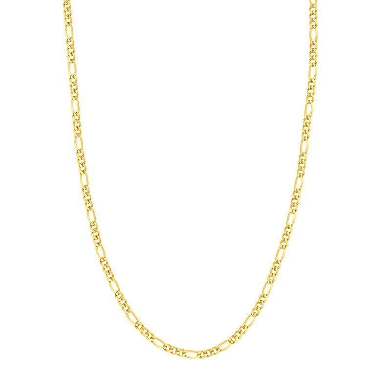 14K Gold 3.90MM Figaro Chain