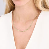 14K Gold 3.90MM Figaro Chain