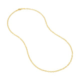 14K Gold Designer Rolo Chain