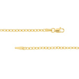 14K Gold Designer Rolo Chain