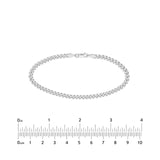 14K Gold 4.20MM Curb Chain Bracelet