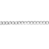 14K Gold 7MM Flat Open Cuban Chain Bracelet