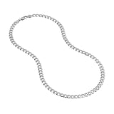 14K Gold 7MM Flat Open Cuban Chain