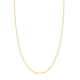 14K Two Tone Gold 1.35MM Dorica Chain Necklace