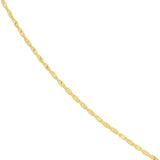 14K Two Tone Gold 1.35MM Dorica Chain Necklace