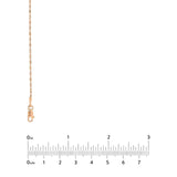 14K Two Tone Gold 1.35MM Dorica Chain Necklace