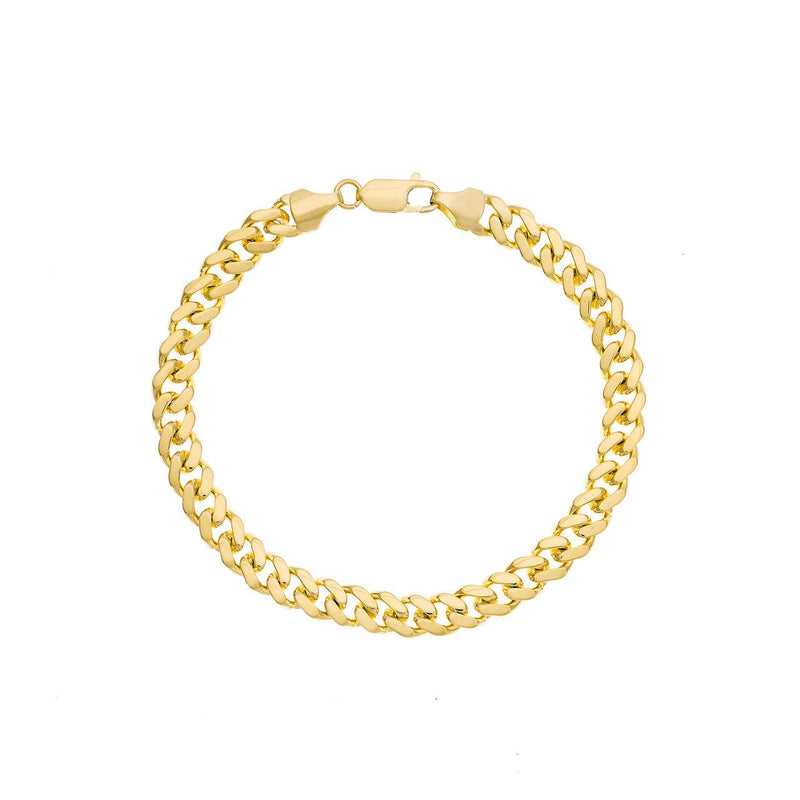 14K Gold 7.30MM Miami Cuban Chain Bracelet