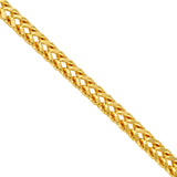 14K Gold 4MM Hollow Figaro Chain Necklace