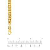 14K Gold 4MM Hollow Figaro Chain Necklace