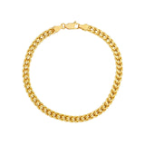14K Gold 4MM Hollow Figaro Chain Bracelet