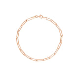 14K Gold 3.80MM Paper Clip Bracelet