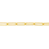 14K Gold 3.80MM Paper Clip Bracelet