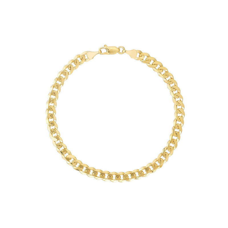 14K Gold 5.7MM Miami Cuban Chain Bracelet