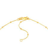 14K Gold 1.70MM Saturn Chain Necklace
