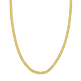14K Gold Popcorn Statement Chain Necklace