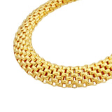 14K Gold Popcorn Statement Chain Bracelet