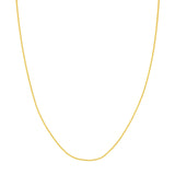 14K Gold 1.05MM Curb Chain Necklace