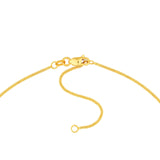 14K Gold 1.05MM Curb Chain Necklace