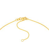 14K Gold 0.90MM Curb Chain Necklace