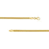 14K Gold Snake Anklet