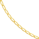 14K Gold 3.80MM Long Link Curb Chain Necklace