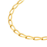 14K Gold 3.80MM Long Link Curb Chain Bracelet