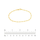 14K Gold 1.90MM Figaro Chain 3+1 Chain