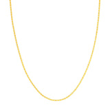 14K Gold 1.65MM Diamond Cut Valentino Chain Necklace