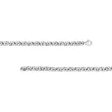 Sterling Silver 6.50MM Rolo Chain