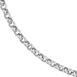 Sterling Silver 4.20MM Rolo Chain Necklace