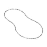 Sterling Silver 4.20MM Rolo Chain Necklace