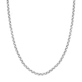 Sterling Silver 4.20MM Rolo Chain Necklace
