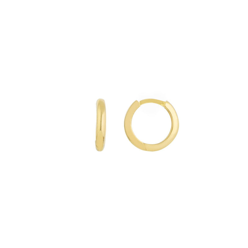 14K Gold Small Huggie Earrings