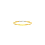 14K Gold 5-Round Diamond Band